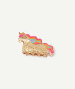 Pince crabe fille en forme de licorne - TU