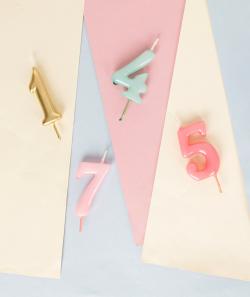 Bougie chiffre 1 - TU