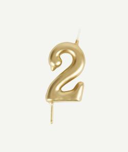 Bougie chiffre 2 - TU
