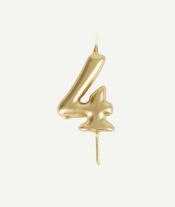 Bougie chiffre 4 - TU