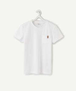 Le t-shirt blanc en coton biologique avec poche - 5 A