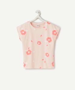 Le t-shirt rose en coton biologique imprimé fluo - 10 A