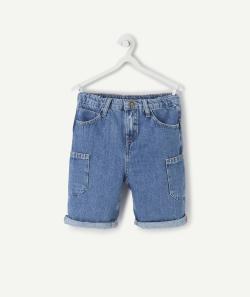 Le bermuda droit en jean aux poches cargos - 8 A