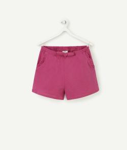 Short fille fuchsia en coton - 4 A