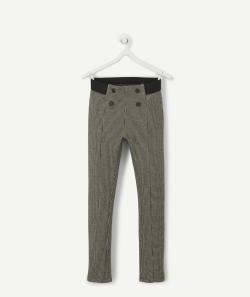 Pantalon tregging imprimé avec boutons fille - 10 A