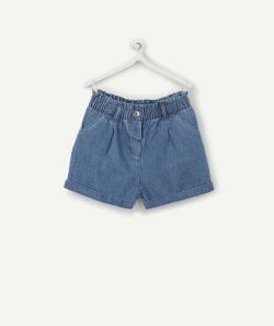 Short bébé fille en denim bleu less water - 36 M