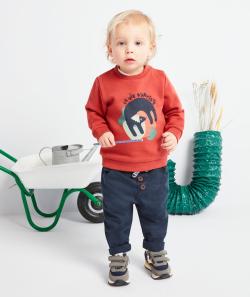 Le pantalon sarouel bleu marine avec cordon de serrage - 23 M