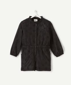 Combishort noir et pailletée avec broderie bébé fille - 9 M