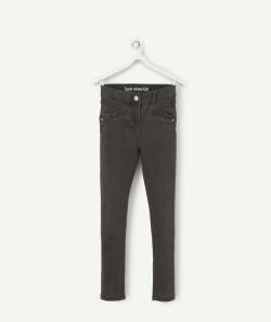 Léa le pantalon super skinny fille en denim gris low impact - 6 A
