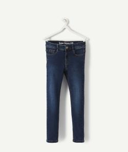 Leo le jean super skinny en denim brut less water garçon - 14 A