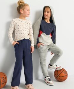 Jogging garçon gris avec détails réfléchissants - 14 A