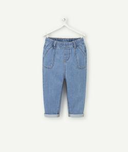 Pantalon relaxed bébé garçon en denim low impact - 12 M