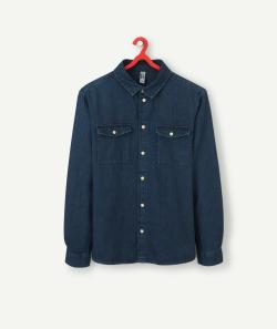 Chemise en jean brut garçon low impact - M