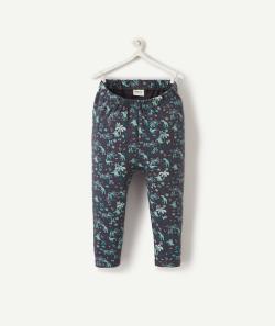 Le legging bleu en coton biologique avec imprimé dinosaures - 18 M