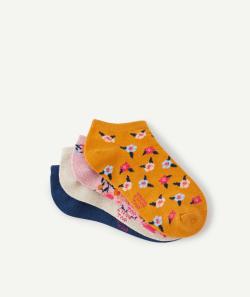Le lot de 4 paires de chaussettes pailletées unies et fleuries - 38-40