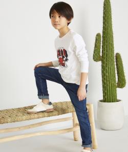 Victor le pantalon slim bleu - 2 A