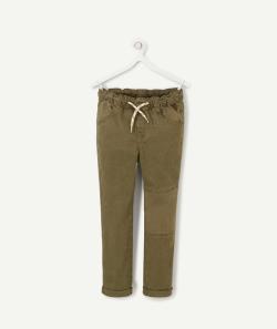 Pantalon garçon en coton slim et kaki - 6 A