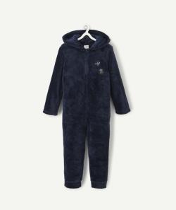 Surpyjama polaire garçon en fibres recyclées thème astronaute - 3 A