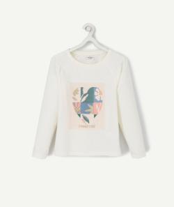 T-shirt fille en coton biologique avec coeur brodé - 14 A