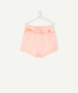 Le short rose avec volants en coton biologique - 3 M