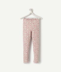 Le legging blanc avec imprimé coeurs en fibres recyclées - 14 A