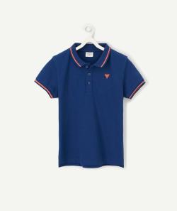 Le polo bleu et orange avec animation sur le coeur - 2 A