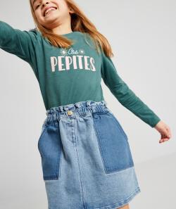 Jupe en jean fille en denim low impact - 4 A