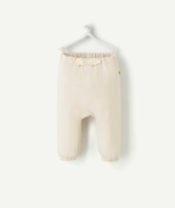 Le pantalon de jogging écru avec pois dorés - 9 M