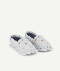 Chaussons garçon gris thème dinosaures brillants dans le noir - 32-33