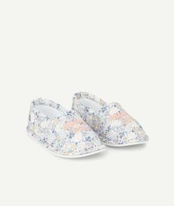 Chaussons fille imprimés fleuris - 30-31