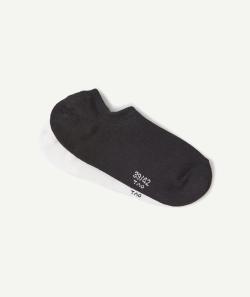 Le lot de 2 chaussettes basses noires et blanches - 39-42