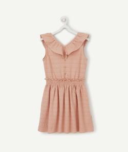 La robe ajourée fluide rose à bretelles - 14 A