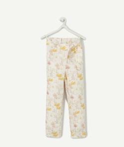 Pantalon fluide blanc avec imprimé coloré summer fille - 5 A