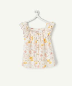La blouse en coton imprimée palmiers - 10 A