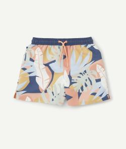 Short de bain garçon en fibres recyclé imprimé fleurs - 3 A