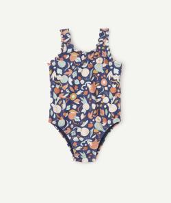 Maillot de bain bébé fille 1 pièce en fibres recyclées - 23 M