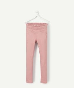Tregging couleur rose bonbon avec ceinture à volants fille - 14 A