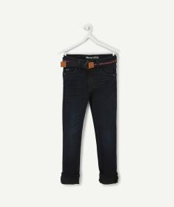 Louis le jean skinny noir less water avec ceinture garçon - 2 A