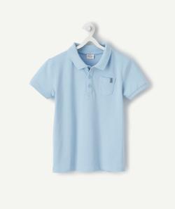 Le polo bleu ciel en coton - 12 A