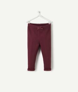 Legging couleur mauve avec noeud fantaisie bébé fille - 6 M