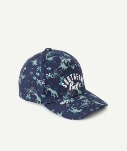 Casquette bleu marine imprimé dinosaure garçon - 9-18M