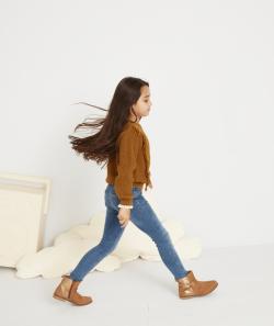Lola le tregging fille en denim avec volants less water - 9 A