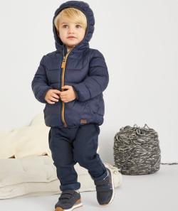 Doudoune bleu marine en rembourrage recyclé bébé garçon - 18 M