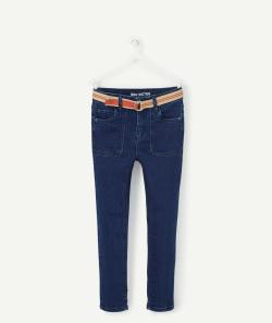 Victor le jean slim bleu foncé ultradenim garçon avec ceinture - 14 A
