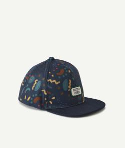 Casquette bébé garçon bleu marine imprimée - 9-18M