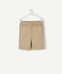 Le bermuda droit camel en coton - 3 M