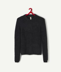 Pull fille tout doux noir - XS