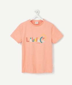Cosmic vibes - t-shirt rose belier en coton bio enfant - 4-5 A