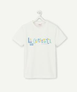 Cosmic vibes - t-shirt blanc gémeaux en coton bio enfant - 6-8 A