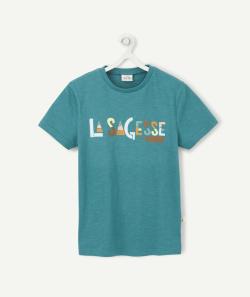 Cosmic vibes- t-shirt vert capricorne en coton bio enfant - 12-14 A